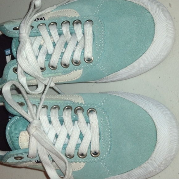 Vans Other - Chima pro 2 men’s Vans light blue turquoise color size 5.5
